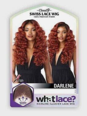 Sensational Cloud 9 Swiss Lace Wig What Lace? Darlene T1B/BG